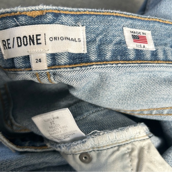 RE/DONE Originals 2017 High Rise Crop Flare in ultra light - Picture 7 of 13